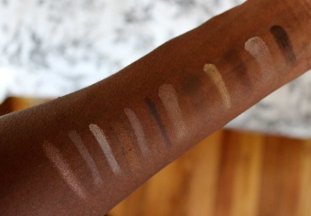 maybelline the nudes swatches dark skin