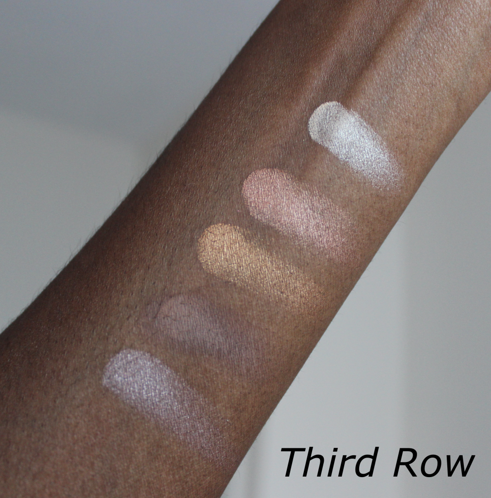 too faced semi-sweet chocolate bar palette swatches