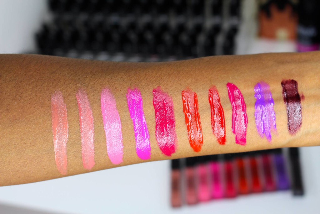 maybelline vivid matte liquid swatches_dark skin